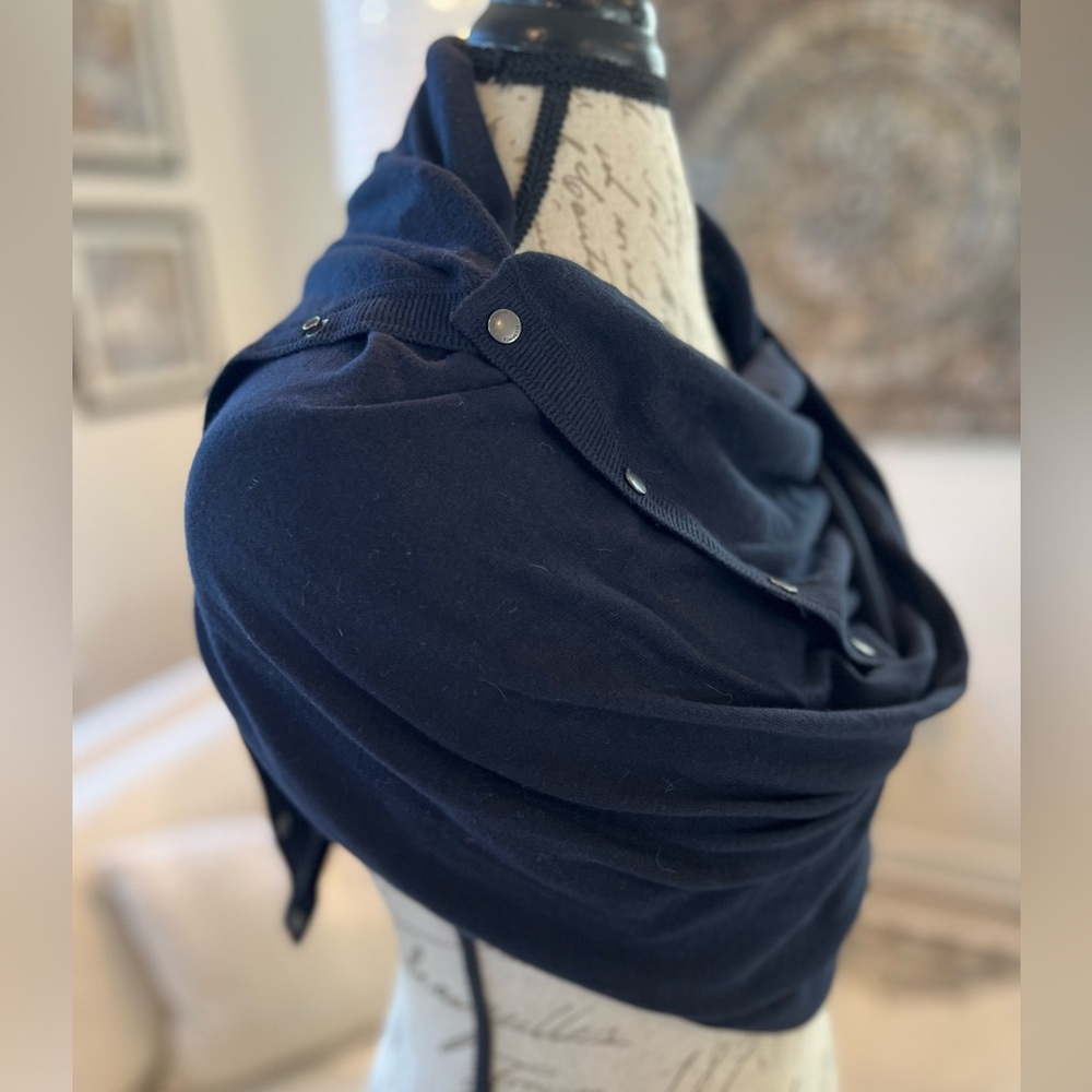 All Saints Infinity Scarf with Button Accents - Picture 2 of 10